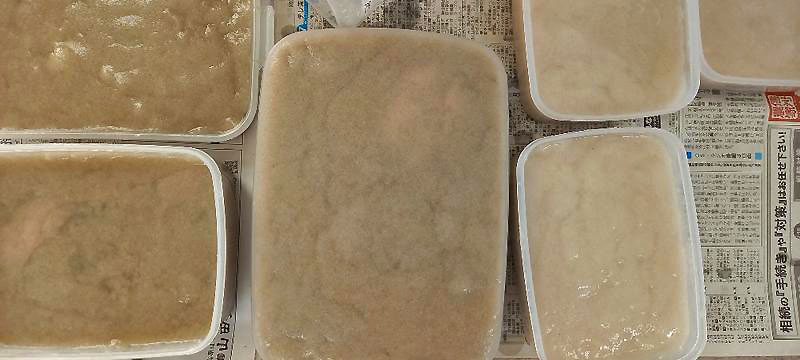 肝っ玉母ちゃんたちの「料理実習会」～こんやく作り～