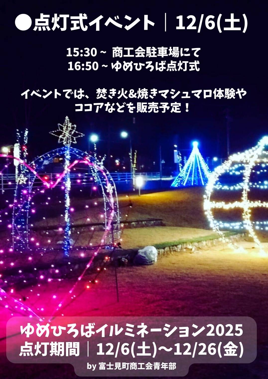 ゆめひろばイルミネーション2025